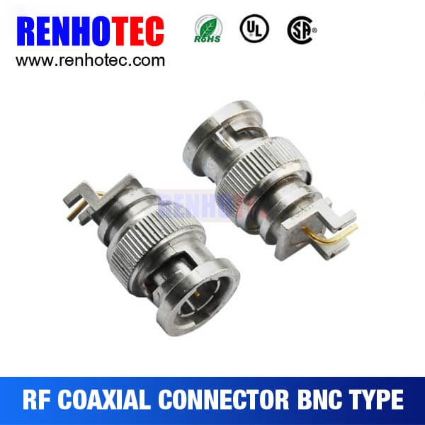 Electrical pin Female auto Connector Socket Waterproof Coaxial BNC Connector